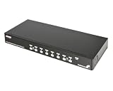 StarTech 8 Port 1U Rackmount USB PS/2 KVM Switch with OSD