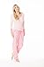 Betsey Johnson Women's Packaged Rib Top with Flannel Pant Pajama Set
