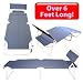 Accessories Fully Adjustable Folding Guest Bed With Headrest.