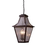 Elk Lighting 18009/3 Washington Avenue 3-Light Outdoor Pendant In Coffee Bronze