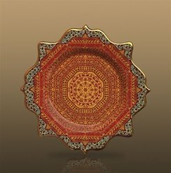 L'Objet Tabriz Rug Dessert Plate - Set of 4
