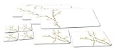 Corelle Cherry Blossom 10-Piece Tabletop Placemat/Hot pad Set