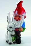 Eigenschaften OMÜ  / Zwerg mit Hase, mit Bewegungsmelder, 38cm groß