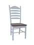 International Concepts C60-271P Pair of Madison Park Ladder-Back, Chairs Heritage Pearl/Oak