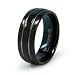 8mm Black Titanium Ring (Sizes 8-13)