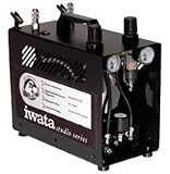 Iwata Power Jet Pro with Two Regulators for Two Airbrushes Stations