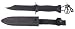 Sports : Bajonett MK 3, schwarz, mit Kunststoffscheide, L&auml;nge 27 cm, Klinge 14,7 cm
