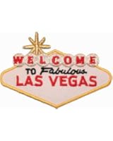 Welcome To Fabulous Las Vegas Travel Souvenir Iron On Applique Patch White