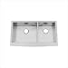 Artisan Sinks CPAZ 3621-D1010 Chef Pro Zero-Radium Double Bowl 3219 Undermount Kitche...