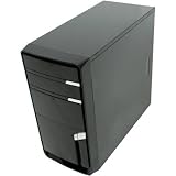 Mini 7273 Computer Tower Shiny Piano Black 500 watt PSU