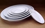 Pillivuyt 240137 Oval Serving Platter - 14.5 x 10.25 Inch