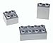 Premium Big Briks Light Gray Basic Builder Set #1 - 84 Pack - Compatible with All Major Large Size Brands - Large Pegs