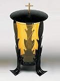 Produkt-Bild: PK Metallwaren Grablaterne 24 cm Schwarz 60870001