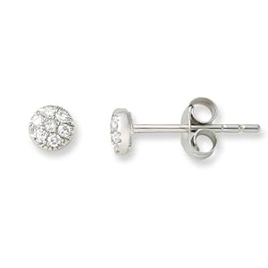 Miore - Boucles d'Oreilles Femme - Or blanc 750/1000 (18 carats) 0.43 gr - Diamant 0.07 cts Miore - Boucles d'Oreilles Femme - Or blanc 750/1000 (18 carats) 0.43 gr - Diamant 0.07 cts