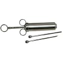 Bayou Classic 5011 2-Ounce Stainless-Steel Seasoning Injector with Marinade Needles
