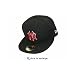 New Era New York NY Yankees Mens Fitted Hat in Black/Red photo