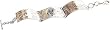 Sterling Silver Link Bracelets for Women 8 inches (brclt138)