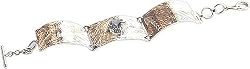 Sterling Silver Link Bracelets for Women 8 inches (brclt138)