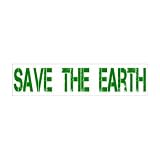 Save The Earth - Recycle - Window Bumper Laptop Sticker