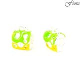 Children Collection Green/Yellow Lunch Box Bead- Fiora Italian Charms