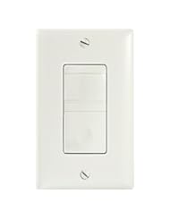 WattStopper RS250W Motion Sensor, PIR Wall Switch Convertible Occupancy Sensor, 600W, 120V White
