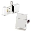 4GB USB Flash Drive USB Silver Cufflinks Cuff Links