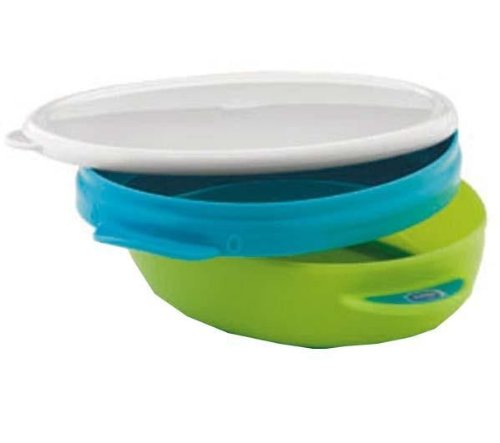 Chicco 61767000000 - Geschirrset f&uuml;r unterwegs (tiefer Teller, flacher Teller, Deckel) Preisvergleich