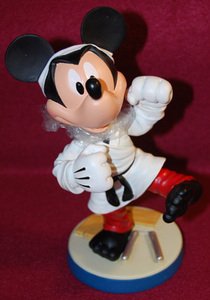 Disney Mickey Mouse Martial Arts Bobblehead Medium