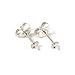 2 Earring post Sterling Silver Pearl Bead Cup Setting