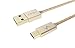 AOOK [3-Pack (3ft 6ft 10ft) Micro USB Cable Premium Nylon Braided Micro USB Charger Cord High Speed USB 2.0 A Male to Micro Sync and Charging Cable for Samsung, HTC, Motorola, Nokia, Android (Gold)