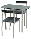 1 Table + 2 Chairs Dinette Set
