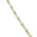 18K White / Yellow Gold 18.5 Yellow & White Diamond Necklace