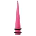 0 Gauge Pink Acrylic Taper