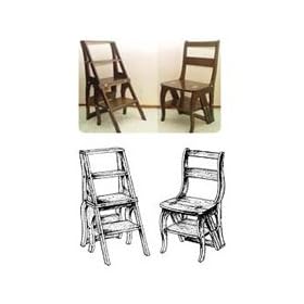 Library Step Stool-Chair Plan