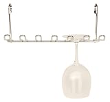 Kimco Rail-way Wine Glass Rack, Chrome