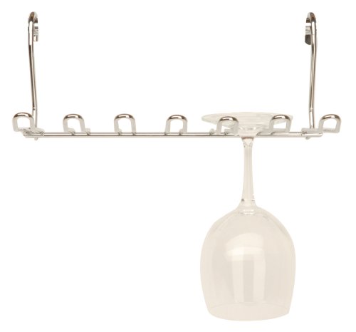 Kimco Rail-way Wine Glass Rack, Chrome