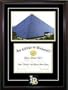 California State University, Long Beach Graduate Framed Lithograph w/Diploma Opening in Cherry Wood Frame