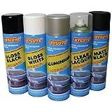Hycote Matt Black Acrylic Spray Paint
