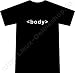 Fruit of the Loom T-Shirt - HTML body tag