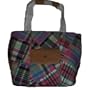Liz Claiborne Purse Handbag Madras Toting Essentials