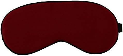 100% Double-sided Pure Silk Sleep Mask Adjustable Band Blindfold (Read)