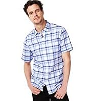 Blue Harbour Pure Cotton Slub Checked Shirt
