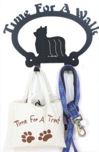 Dog Leash Hook - Yorkshire Terrier (Time for a Walk)