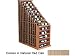 Wine Cellar Innovations Designer Series Collection Natural Red Oak Waterfall 72x41x27-in.