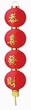 4 In A Row Chinese Festival & Celebration Paper Lantern
