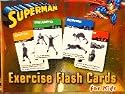 Superman - Exercise Flash Cards for Kids