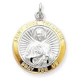 Sterling Silver Saint Jude Thaddeus Medal