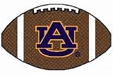 Auburn Tigers 24 x 15 Football-Shaped Rug