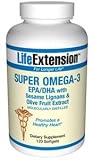 Super Omega-3 EPA/DHA with Sesame Lignans & Olive Fruit Extract, 120 softgels