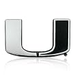 University of Miami Chrome Metal Car Emblem